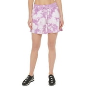 DKNY Women's Tie Dyed Shorts Purple Size X-Large